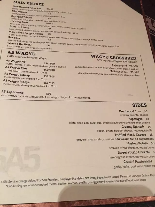 5A5 Steak Lounge