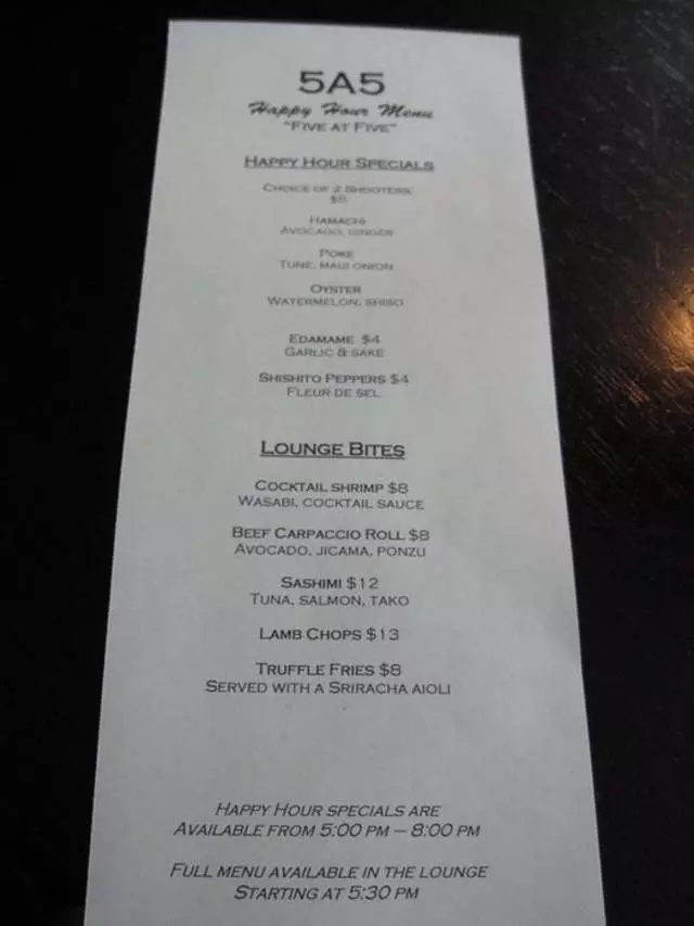 5A5 Steak Lounge