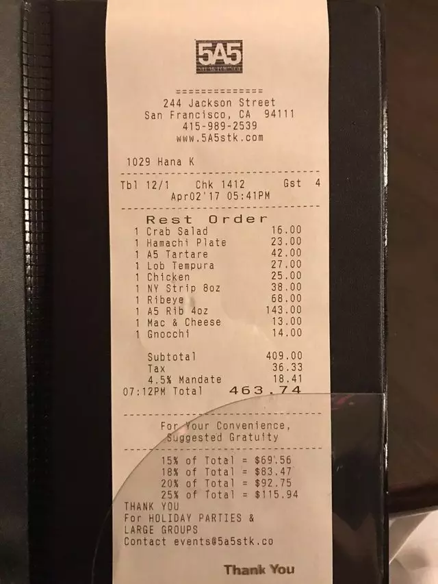 5A5 Steak Lounge
