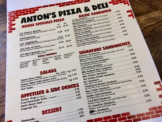 Anton’s Pizza and Deli