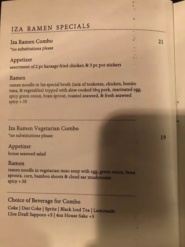Iza Ramen Lower Haight