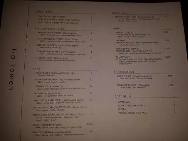 Iza Ramen Lower Haight