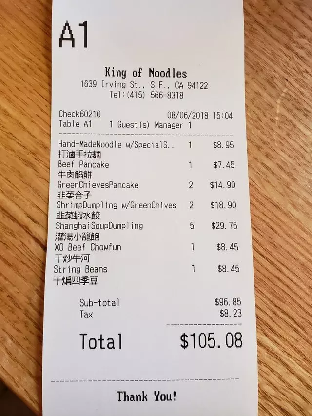 King of Noodles