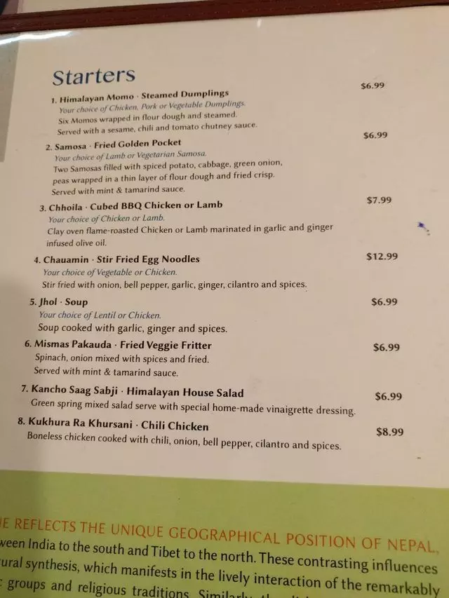 Cuisine of Nepal