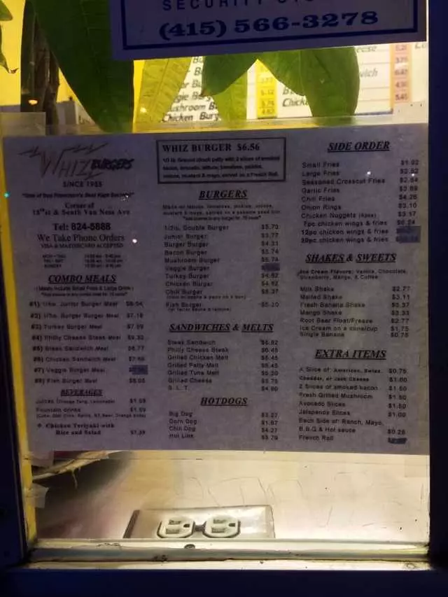 Whiz Burgers Drive-In