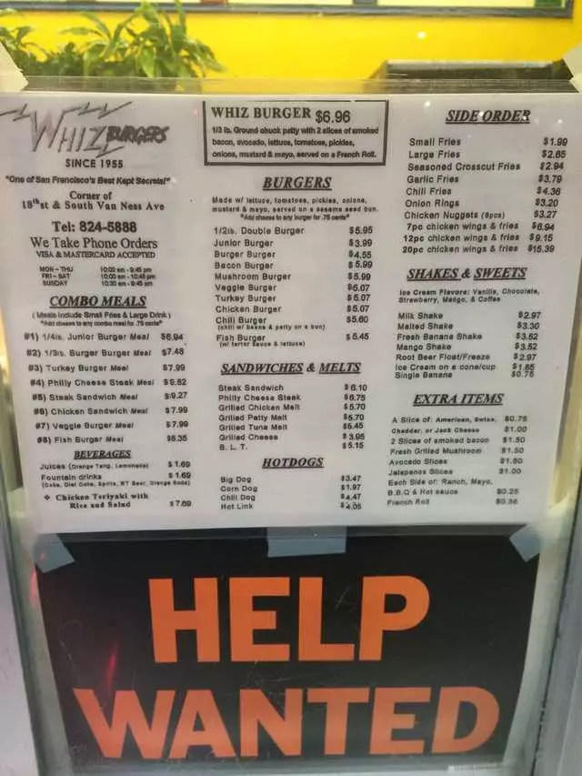 Whiz Burgers Drive-In