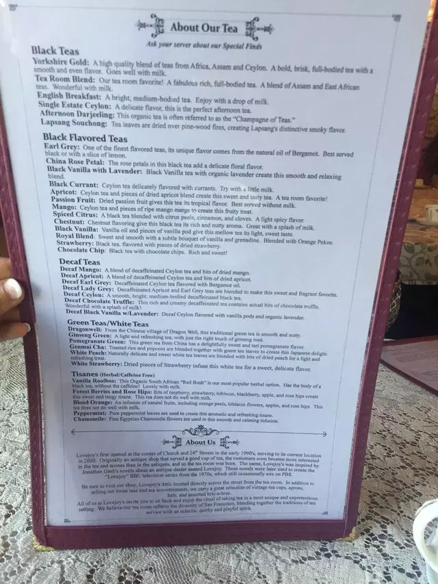 Lovejoy’s Tea Room