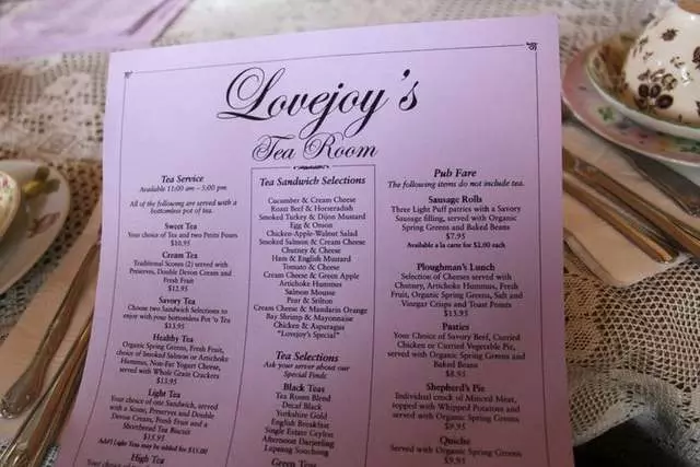Lovejoy’s Tea Room