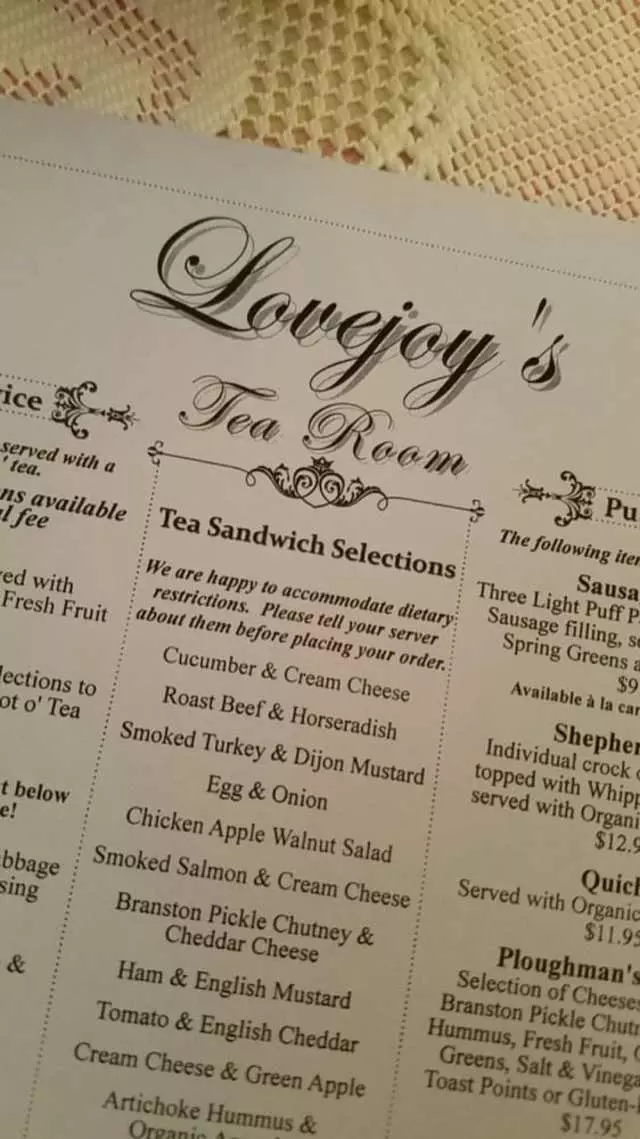 Lovejoy’s Tea Room