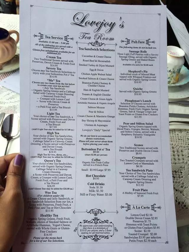 Lovejoy’s Tea Room
