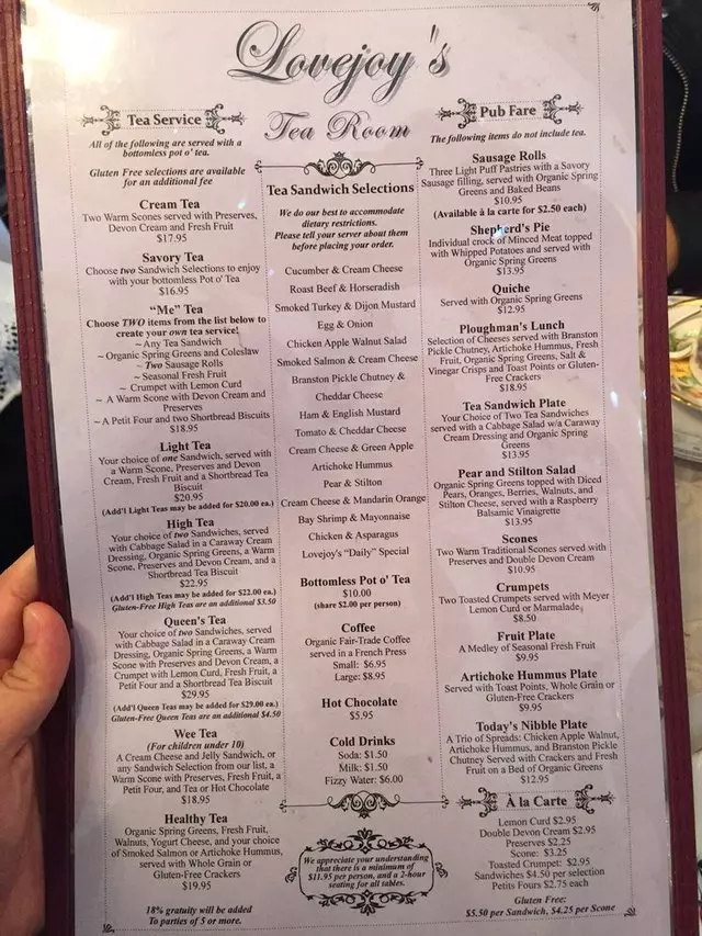 Lovejoy’s Tea Room