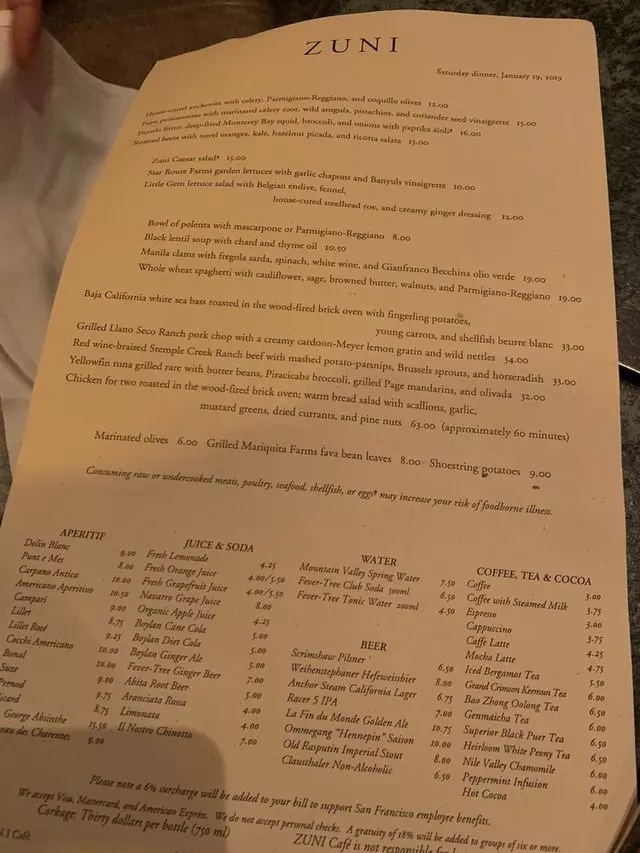 Zuni Café