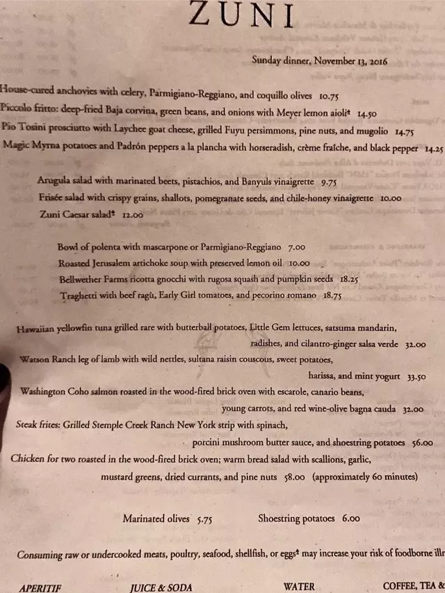 Zuni Café