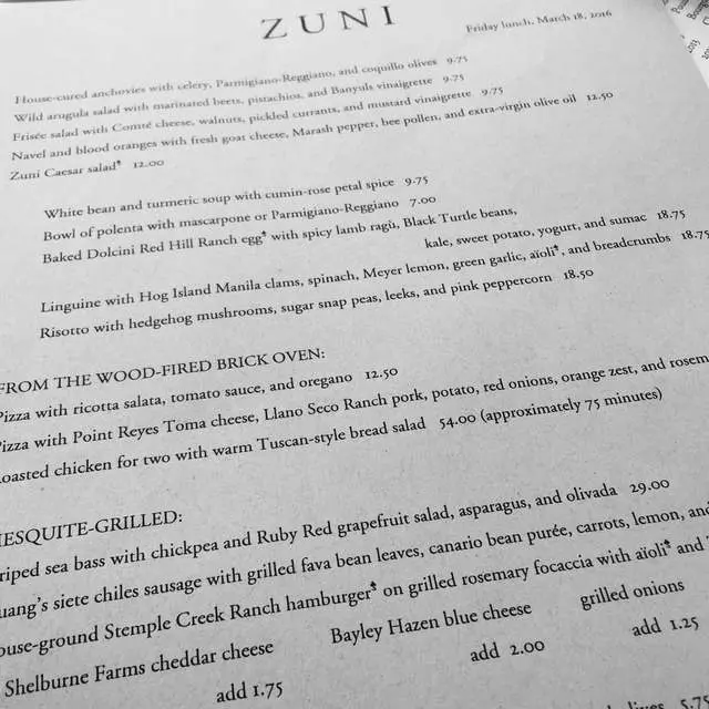 Zuni Café