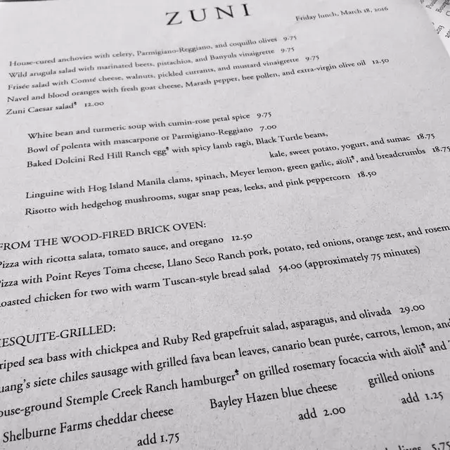 Zuni Café