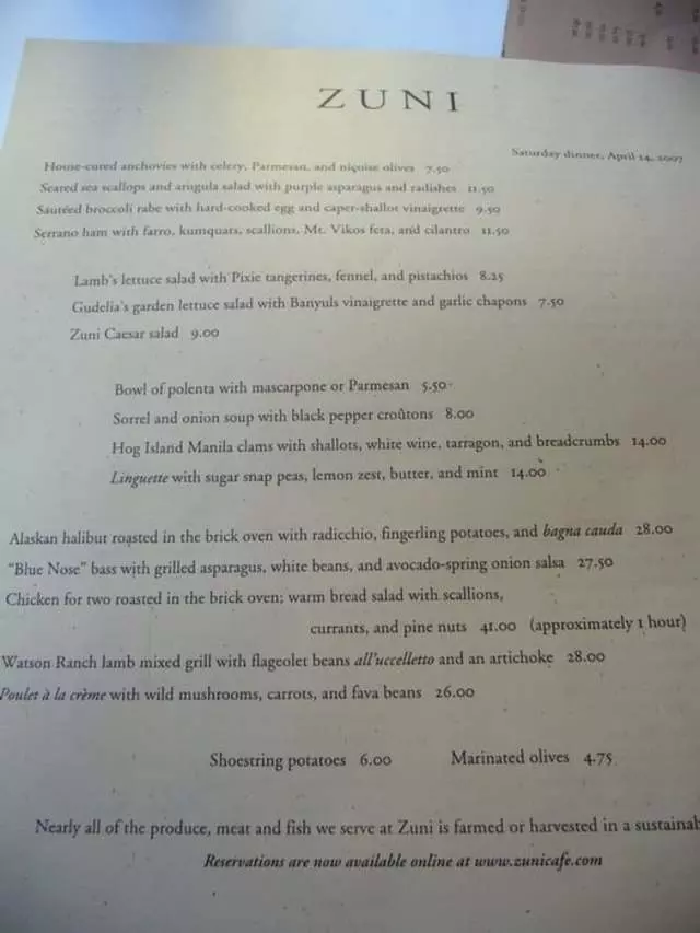 Zuni Café