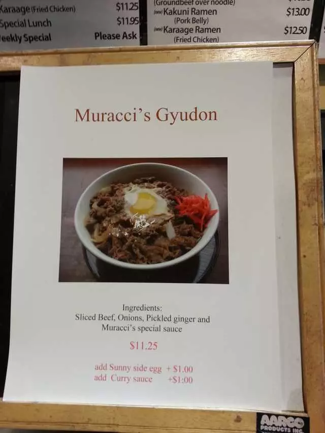 Muracci’s Japanese Curry & Grill