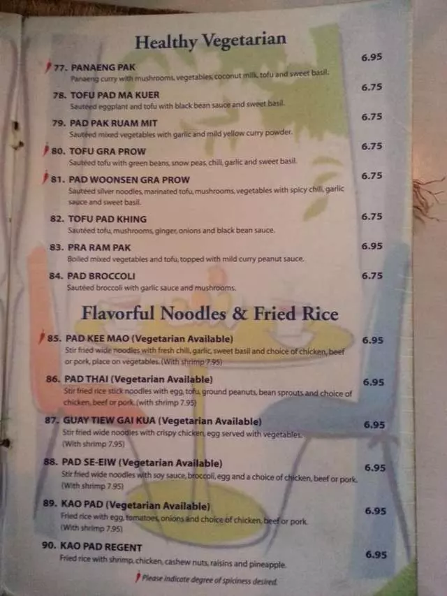 Regent Thai Restaurant