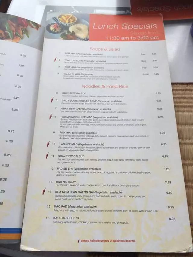 Regent Thai Restaurant