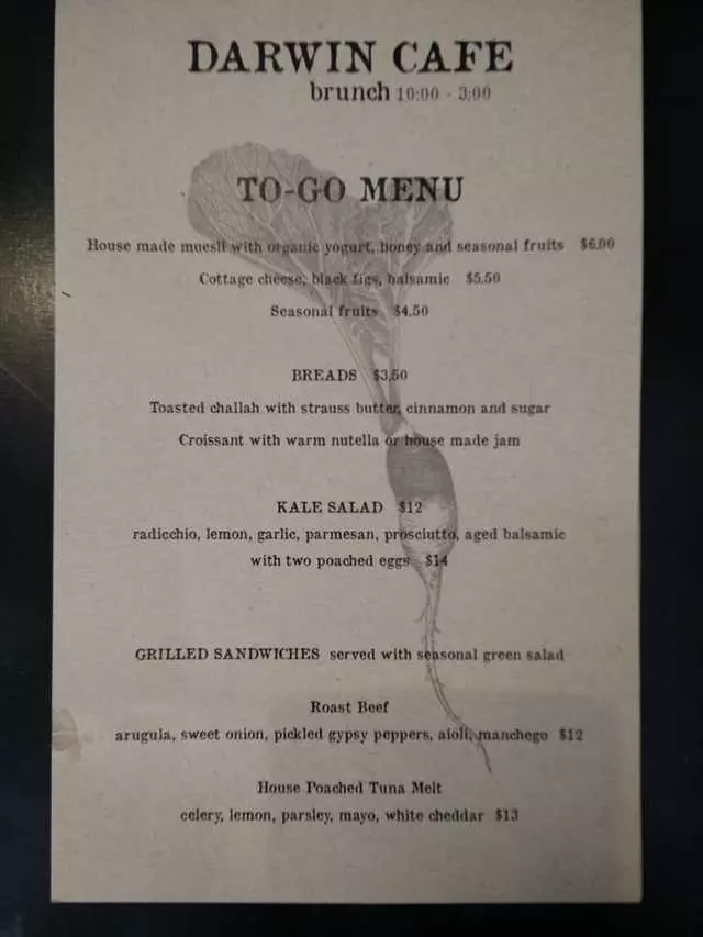 Darwin Cafe