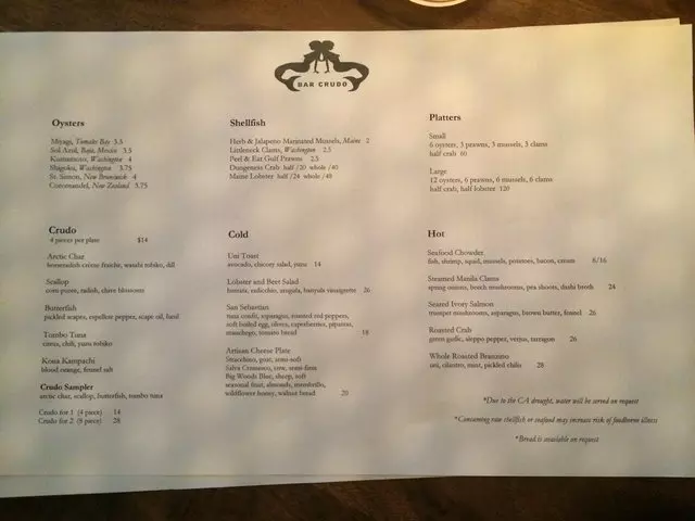 Bar Crudo