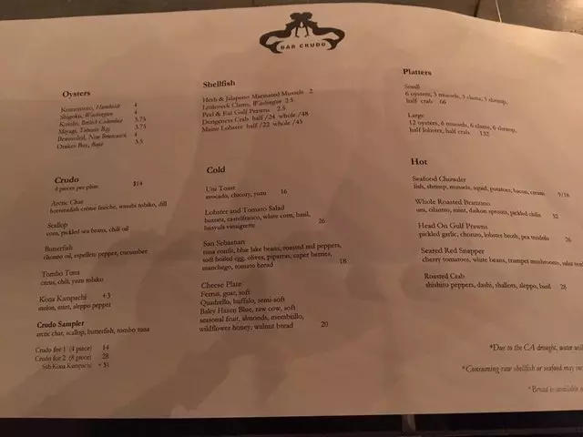 Bar Crudo