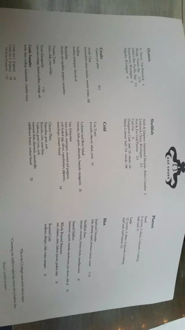 Bar Crudo