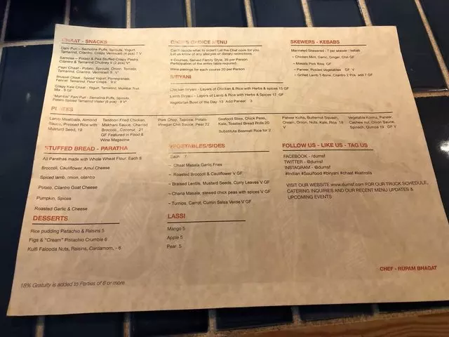 DUM Indian Soul Food