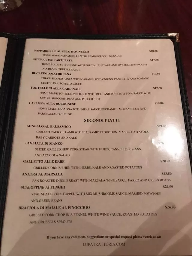 Lupa Trattoria