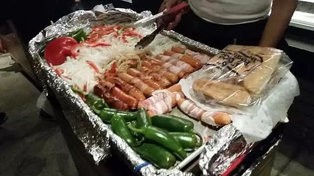 Bacon Dog Cart