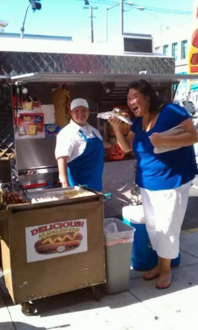 Bacon Dog Cart