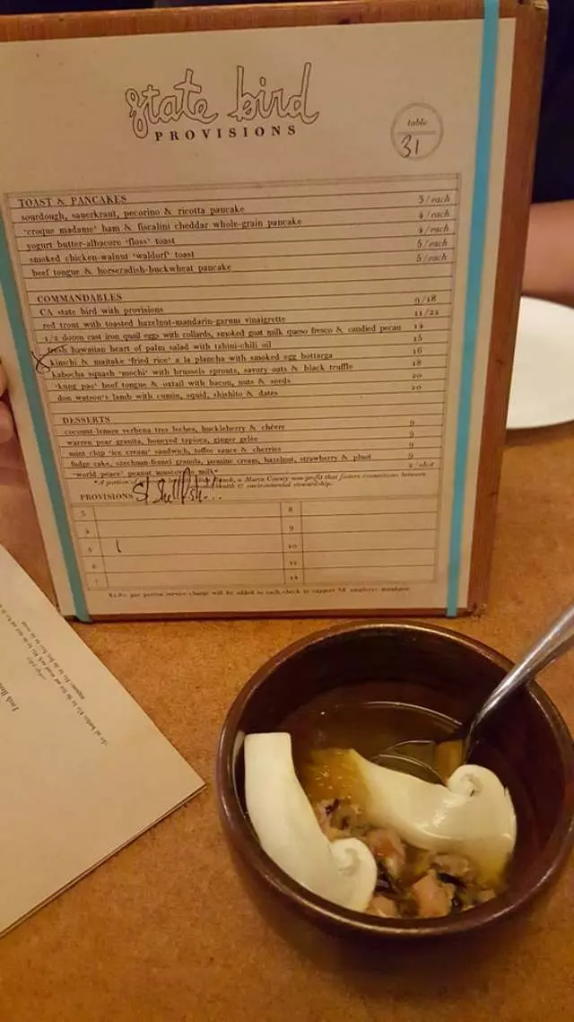 State Bird Provisions