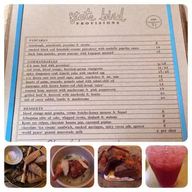 State Bird Provisions