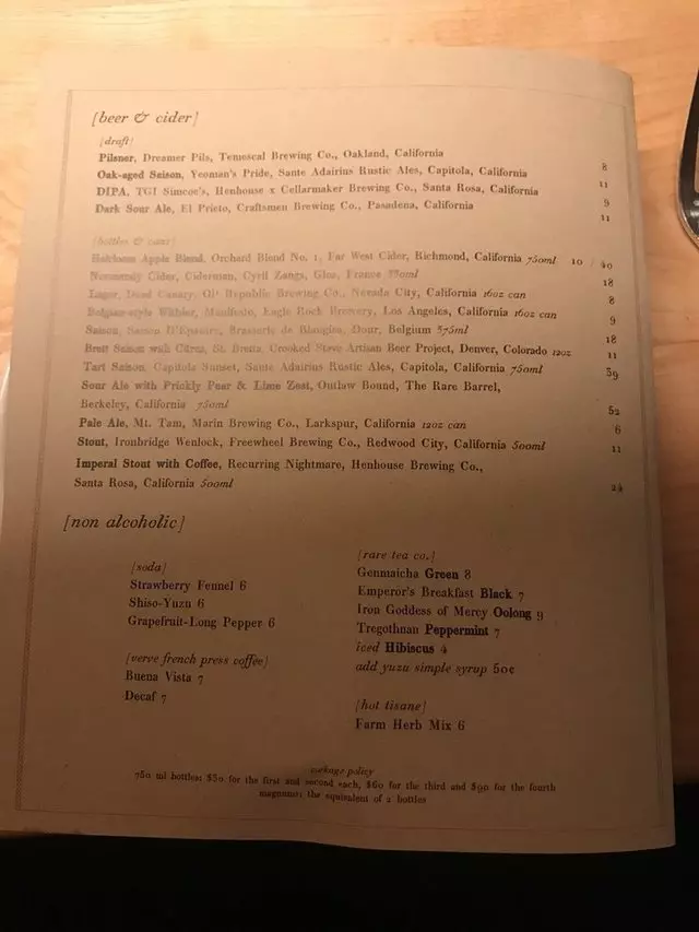 State Bird Provisions