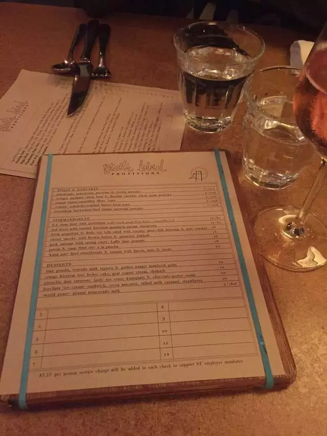 State Bird Provisions