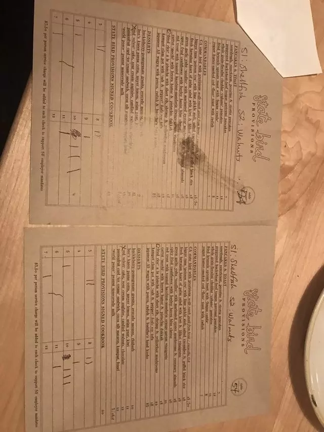 State Bird Provisions