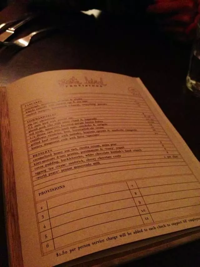 State Bird Provisions
