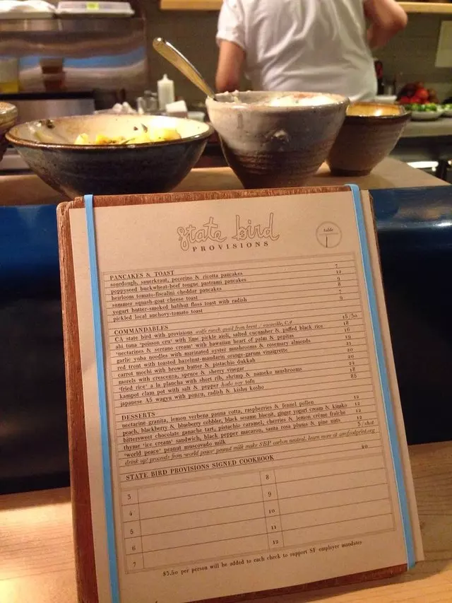 State Bird Provisions