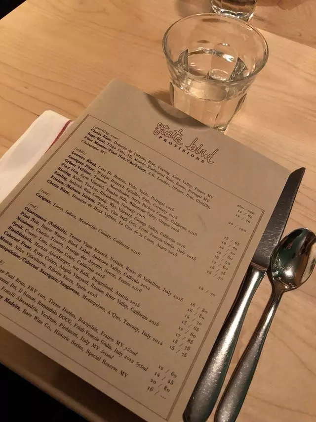 State Bird Provisions