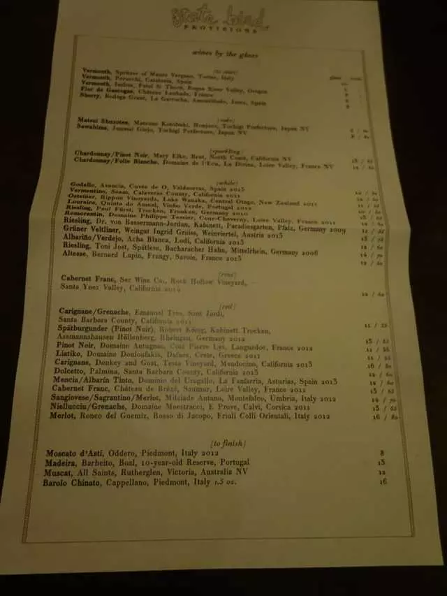 State Bird Provisions