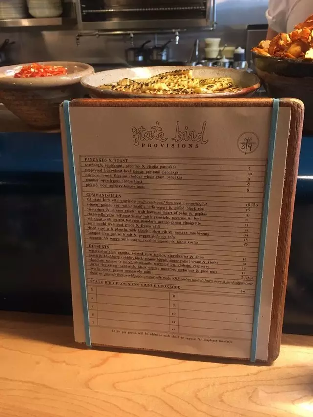 State Bird Provisions