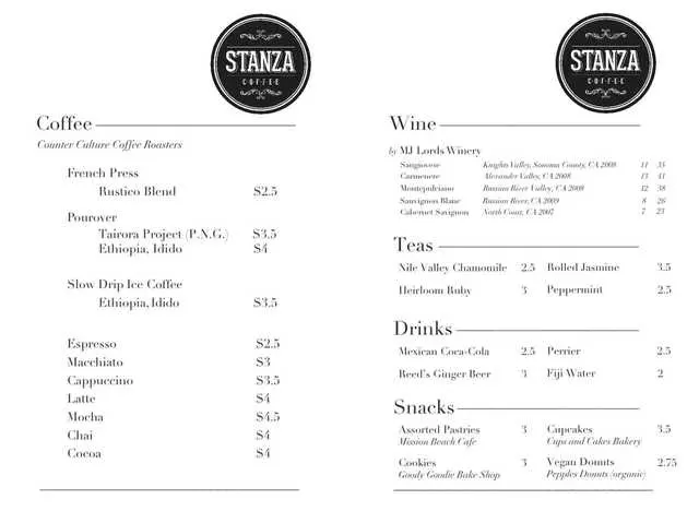 Stanza Coffee Bar