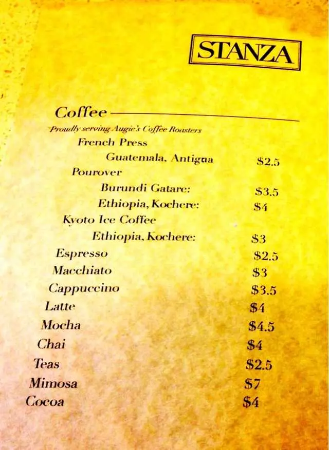 Stanza Coffee Bar