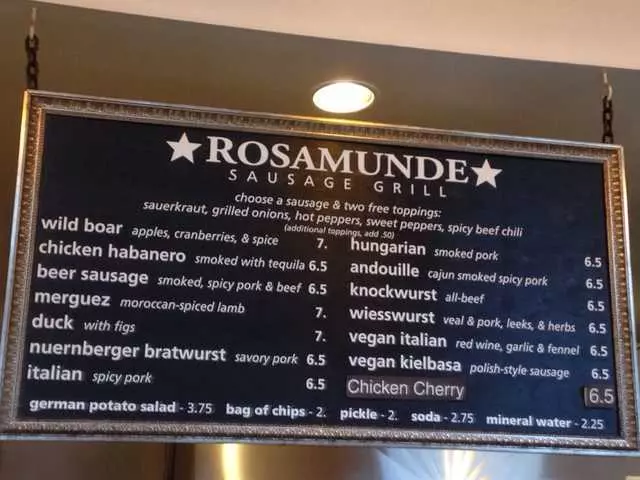 Rosamunde Sausage Grill