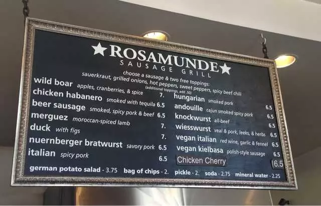 Rosamunde Sausage Grill
