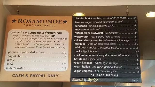 Rosamunde Sausage Grill
