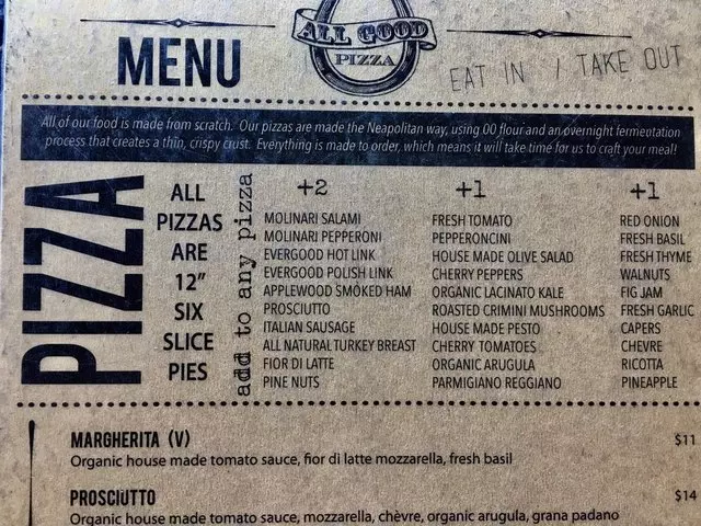 All Good Pizza