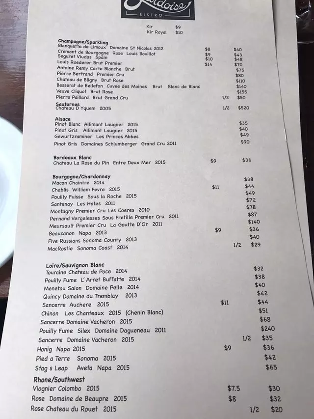 L’ardoise Bistro