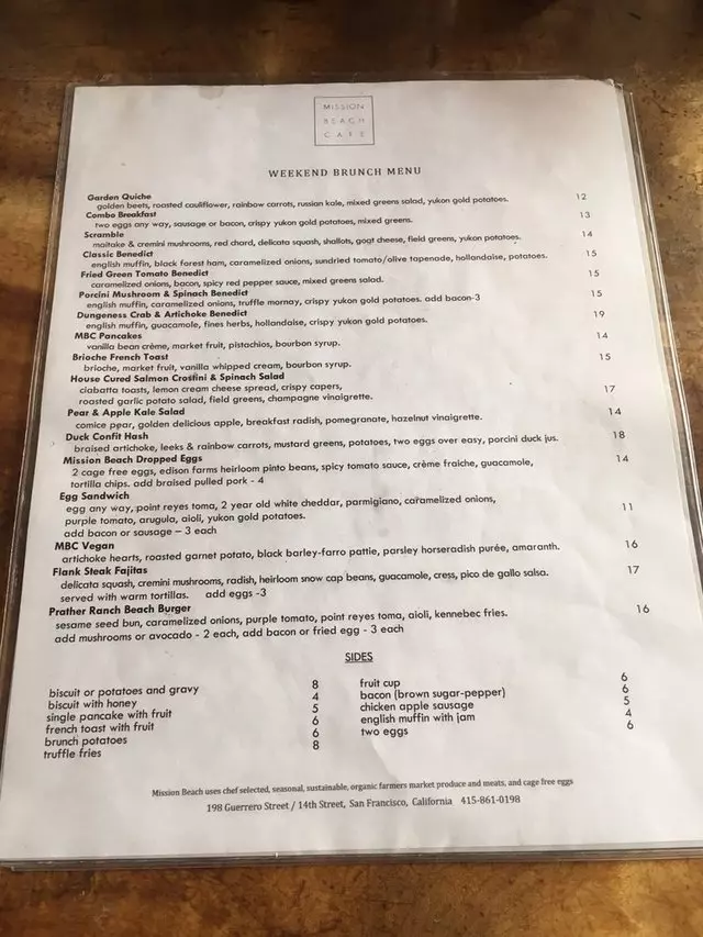 Mission Beach Cafe