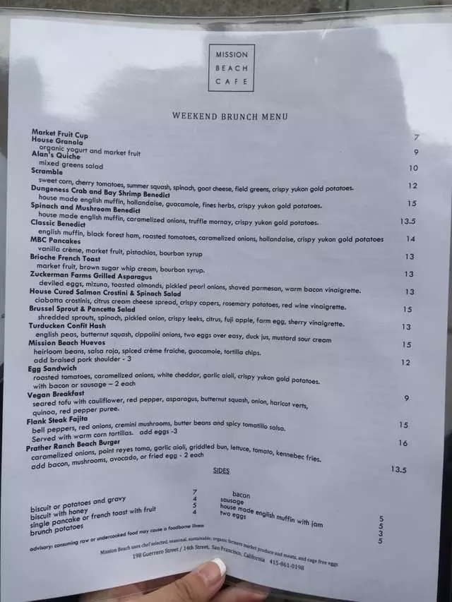 Mission Beach Cafe